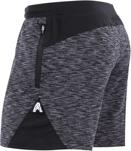 Isoflex 5 Inch Men'S Workout Shorts - Zipper Pocket Short for Running, Athletic & Gym Training